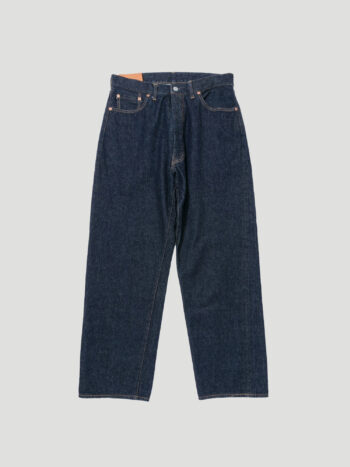 KAPTAIN SUNSHINE - 5P ZIPPER FRONT DENIM PANTS - INDIGO ONE WASH