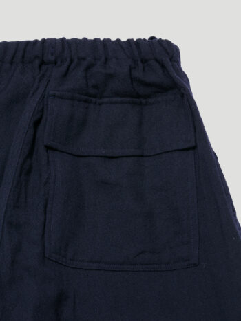 KAPTAIN SUNSHINE - WOOL GAUZE OVER PANTS - NAVY - SOTA